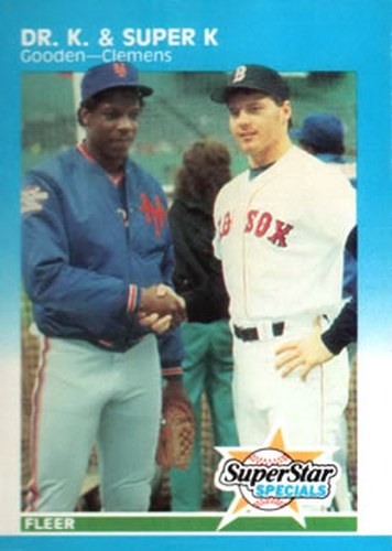 #640 Dwight Gooden / Roger Clemens - New York Mets / Boston Red Sox - 1987 Fleer Baseball