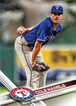 #640 Cole Hamels - Texas Rangers - 2017 Topps Baseball