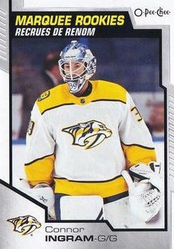 #640 Connor Ingram - Nashville Predators - 2020-21 O-Pee-Chee Update Hockey