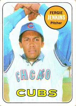 #640 Fergie Jenkins - Chicago Cubs - 1969 Topps Baseball