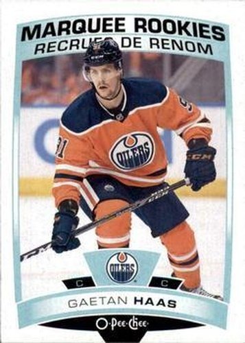 #640 Gaetan Haas - Edmonton Oilers - 2019-20 O-Pee-Chee Update Hockey