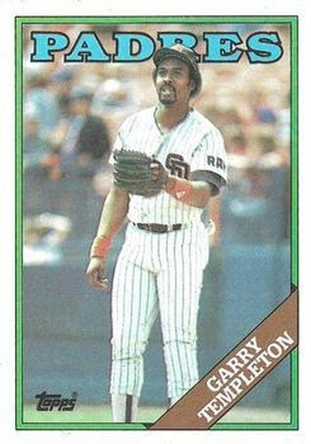 #640 Garry Templeton - San Diego Padres - 1988 Topps Baseball
