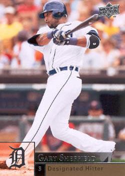 #640 Gary Sheffield - Detroit Tigers - 2009 Upper Deck Baseball