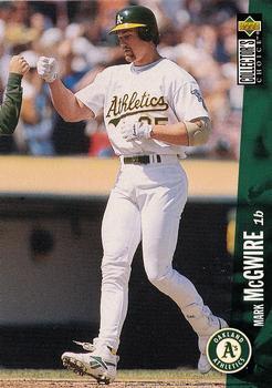 #640 Mark McGwire - Oakland Athletics - 1996 Collector's Choice Baseball