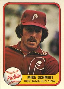 #640 Mike Schmidt - Philadelphia Phillies - 1981 Fleer Baseball