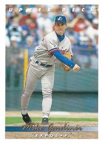 #640 Mike Gardiner - Montreal Expos - 1993 Upper Deck Baseball