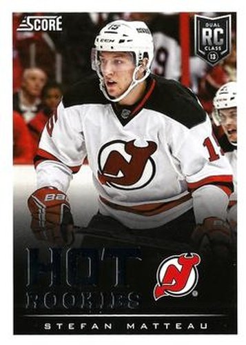 #640 Stefan Matteau - New Jersey Devils - 2013-14 Score Hockey