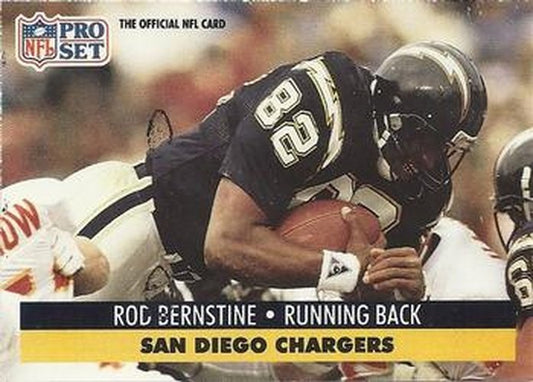 #640 Rod Bernstine - San Diego Chargers - 1991 Pro Set Football