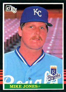 #640a Mike Jones - Kansas City Royals - 1985 Donruss Baseball