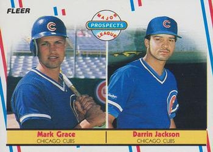 #641 Mark Grace / Darrin Jackson - Chicago Cubs - 1988 Fleer Baseball