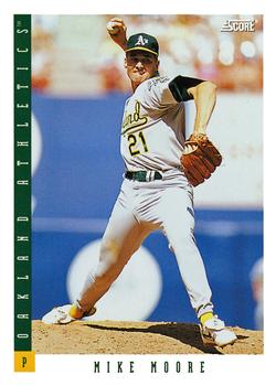 #641 Mike Moore - Oakland Athletics - 1993 Score Baseball