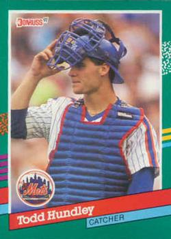 #641 Todd Hundley - New York Mets - 1991 Donruss Baseball