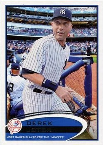 #641 Derek Jeter - New York Yankees - 2012 Topps Baseball