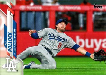 #641 A.J. Pollock - Los Angeles Dodgers - 2020 Topps Baseball