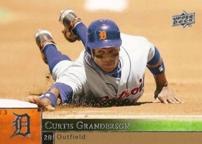 #641 Curtis Granderson - Detroit Tigers - 2009 Upper Deck Baseball