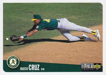 #641 Fausto Cruz - Oakland Athletics - 1996 Collector's Choice Baseball