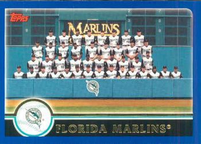 #641 Florida Marlins - Florida Marlins - 2003 Topps Baseball