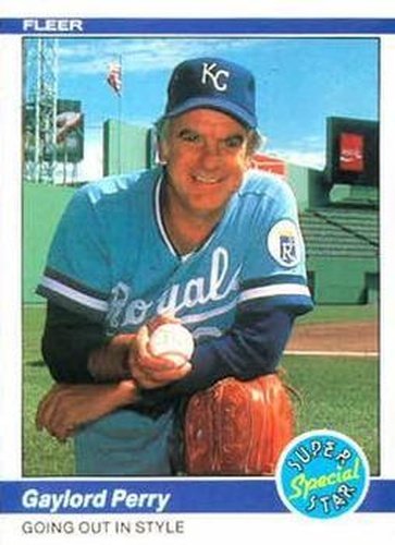 #641 Gaylord Perry - Kansas City Royals - 1984 Fleer Baseball