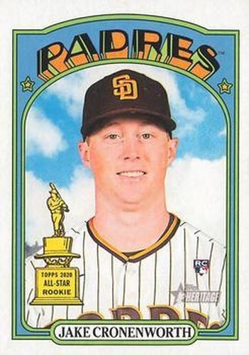 #641 Jake Cronenworth - San Diego Padres - 2021 Topps Heritage Baseball