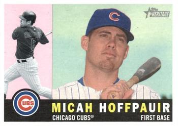 #641 Micah Hoffpauir - Chicago Cubs - 2009 Topps Heritage Baseball