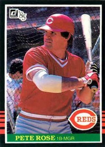 #641 Pete Rose - Cincinnati Reds - 1985 Donruss Baseball
