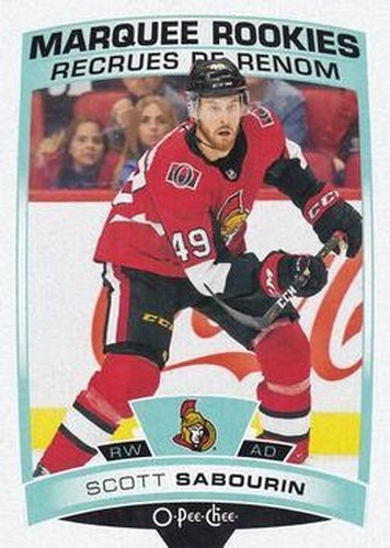#641 Scott Sabourin - Ottawa Senators - 2019-20 O-Pee-Chee Update Hockey