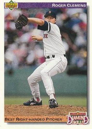 #641 Roger Clemens - Boston Red Sox - 1992 Upper Deck Baseball