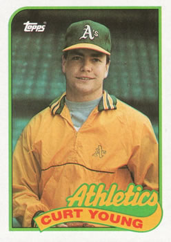#641 Curt Young - Oakland Athletics - 1989 Topps Baseball