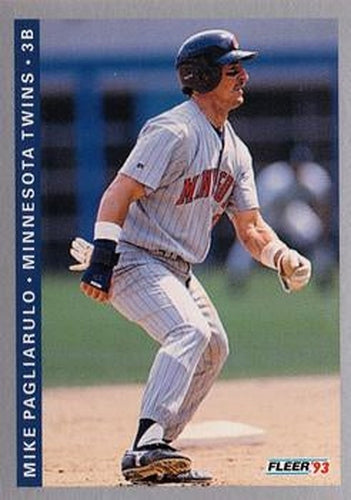 #641 Mike Pagliarulo - Minnesota Twins - 1993 Fleer Baseball