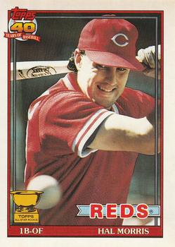 #642 Hal Morris - Cincinnati Reds - 1991 O-Pee-Chee Baseball