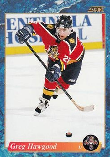 #642 Greg Hawgood - Florida Panthers - 1993-94 Score Canadian Hockey