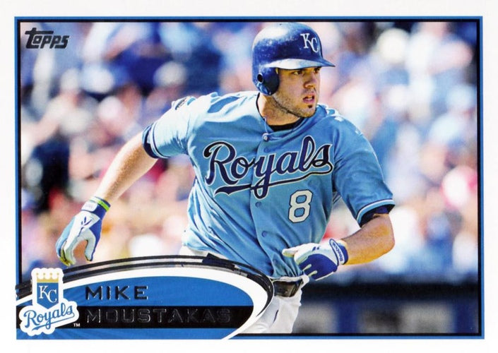 #642 Mike Moustakas - Kansas City Royals - 2012 Topps Baseball