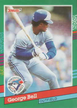 #642 George Bell - Toronto Blue Jays - 1991 Donruss Baseball