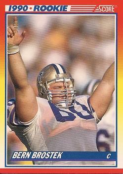 #642 Bern Brostek - Washington Huskies / Los Angeles Rams - 1990 Score Football