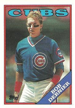 #642 Bob Dernier - Chicago Cubs - 1988 Topps Baseball