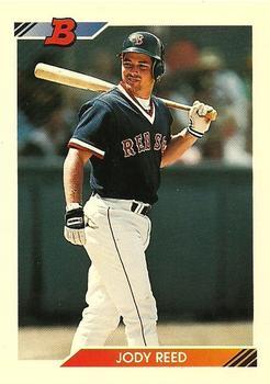 #642 Jody Reed - Boston Red Sox - 1992 Bowman Baseball
