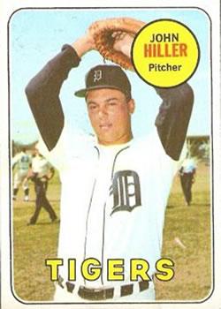 #642 John Hiller - Detroit Tigers - 1969 Topps Baseball