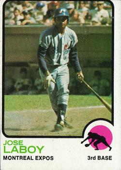 #642 Jose Laboy - Montreal Expos - 1973 Topps Baseball