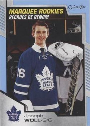 #642 Joseph Woll - Toronto Maple Leafs - 2020-21 O-Pee-Chee Update Blue Hockey