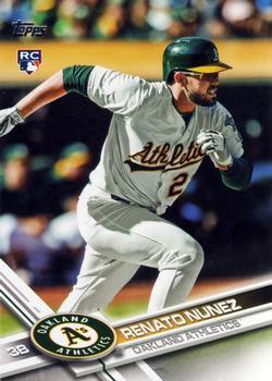 #642 Renato Nunez - Oakland Athletics - 2017 Topps Baseball