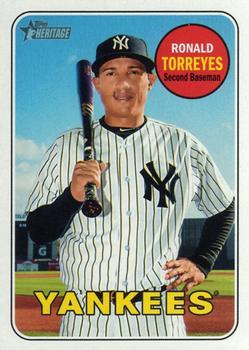 #642 Ronald Torreyes - New York Yankees - 2018 Topps Heritage Baseball