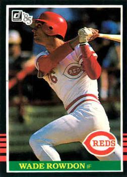 #642 Wade Rowdon - Cincinnati Reds - 1985 Donruss Baseball
