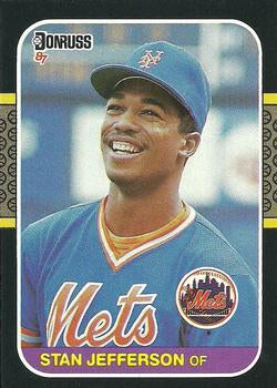 #642 Stan Jefferson - New York Mets - 1987 Donruss Baseball