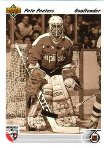 #642 Pete Peeters - Washington Capitals - 1991-92 Upper Deck Hockey