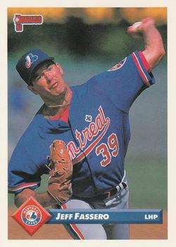 #642 Jeff Fassero - Montreal Expos - 1993 Donruss Baseball