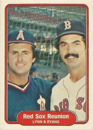 #642 Fred Lynn / Dwight Evans - Boston Red Sox / California Angels - 1982 Fleer Baseball