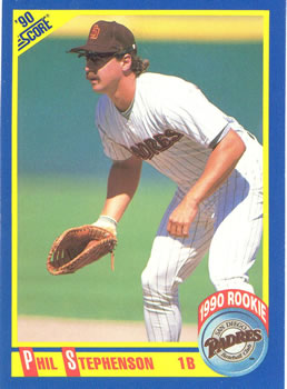 #642 Phil Stephenson - San Diego Padres - 1990 Score Baseball