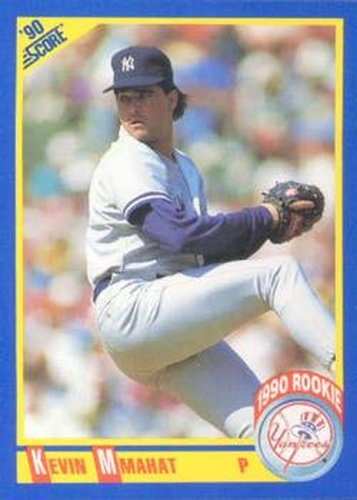 #643 Kevin Mmahat - New York Yankees - 1990 Score Baseball