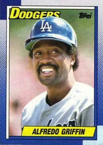 #643 Alfredo Griffin - Los Angeles Dodgers - 1990 Topps Baseball