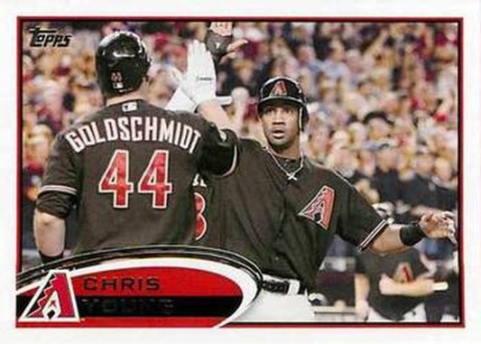#643 Chris Young - Arizona Diamondbacks - 2012 Topps Baseball